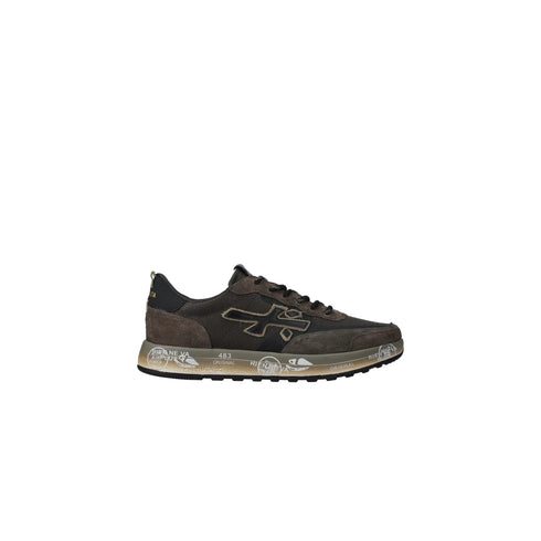 Sneakers Uomo Nous 7731, con tomaia misto pelle e suola stampata